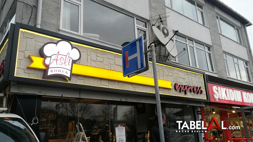 Kutu harf ışıklı tabela 3